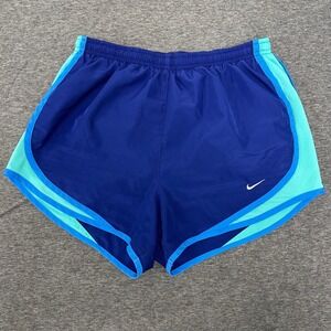 Nike Dri-FIT Running Shorts Blue Green Women's Athletic Gym Workout Small